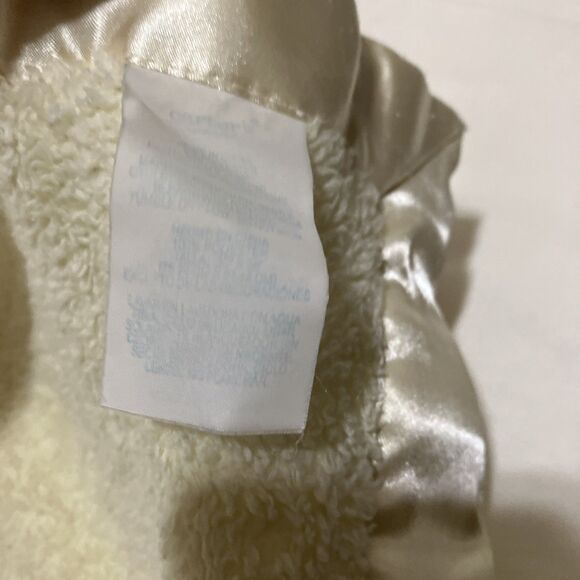 carters baby kisses Baby blanket frog duck Fleece Vintage Butter Yellow 34x29” - Picture 11 of 11